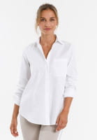 Long blouse made from super soft cotton satin