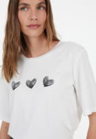 T-Shirt mit Herz Print