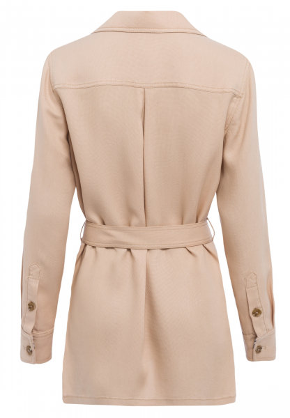Blouse jacket in structured-look
