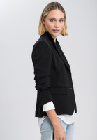 Blazer with large motto embossing on the back