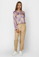 Blouse with paisley print