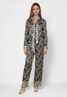 Pyjamahose mit grafischem Print