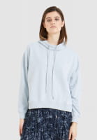 Hoodie mit Rippdetails