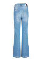 Flared jeans with piping
