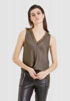 Top from viscose satin
