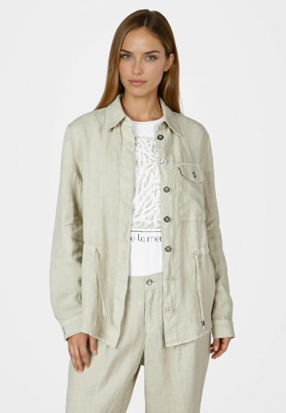 Safari-style shirt jacket
