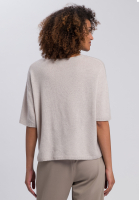 Boxy sweater made from wool and cashmere