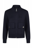 Bomber-style cardigan