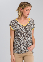 T-Shirt im Leoparden-Dessin