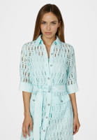 Dress with eyelet embroidery