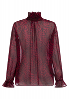 Bluse mit Reptilprint