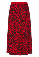 Skirt with leopard print