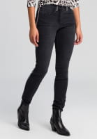 Black denim with striped sideband