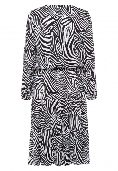 Kleid im Zebra-Print