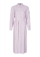 Shirt blouse dress made from matte comfort satin