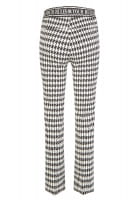 Trousers with houndstooth pattern