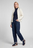 Strickjacke aus Bouclégarn