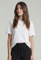 Shirt with bead appliqué