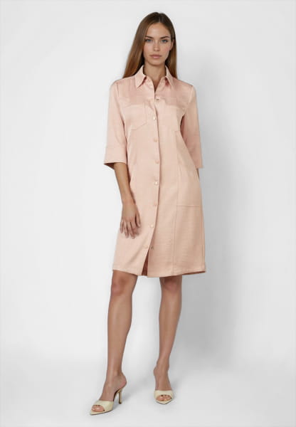 Shimmering twill dress