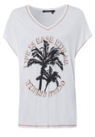 T-shirt with palm print