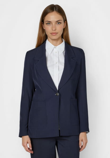 Blazer with sporty quilting