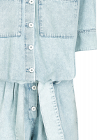 Overall in denim look