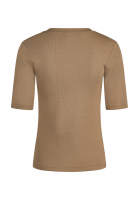 Rippshirt mit Schmuckkante