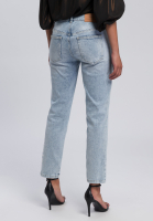 5-Pocket-Jeans aus reyceltem Demin mit Destroys