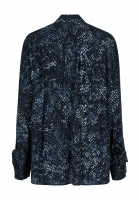 Lace blouse with print
