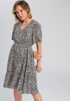 Dress in leopard design