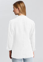 Linen blazer with chain details