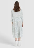 Midikleid mit Zebraprint