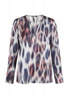 Tunika-Bluse im Leoparden-Print