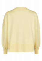 Sweater with beaded heart