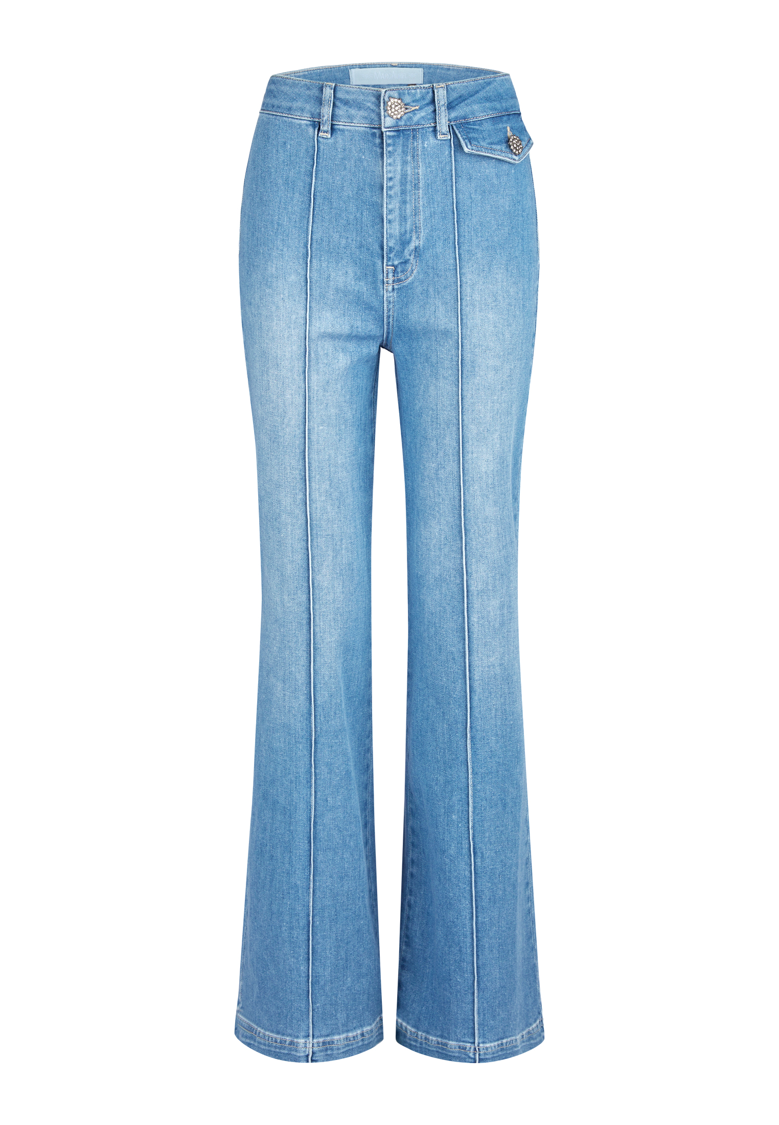 Flared jeans with piping | MARC AUREL