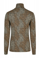 Shirt with leopard print