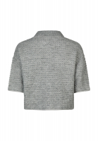Strickjacke in sparkling 3D-Optik