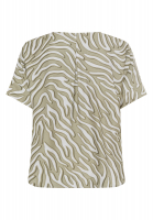 Tunic blouse with print