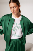 Blouson aus leichtem Satin