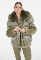 Puffer-Jacke aus schimmernder Optik