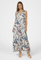 Maxikleid mit Blätterprint