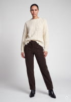 Pullover im Zopf-Patchwork