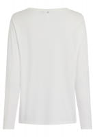 Shirt with terrycloth appliqué