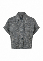 Bouclé jacket with cuffs
