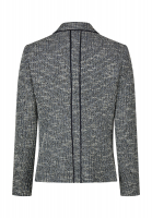 Slim-fit single-button blazer in bouclé