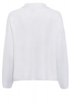 Sweater with metallic coating