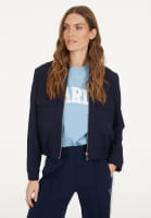 Jacket in elatic twill