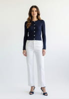 Pullover mit Knopfleiste