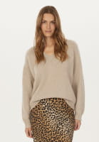 Cashmere sweater with V-neck