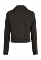 Cropped blazer with short lapels